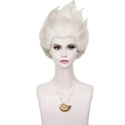 2 Tone Gray Cosplay Wig for Wicked Undersea Witch Cosplay for Women Carnival Costume Crazy Wig Hair (Only Wigs) Halloween Wigs