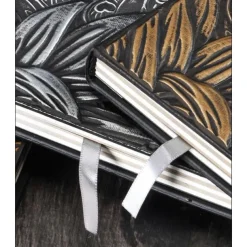 8 Types Embossed Leather Journal Diary Business Notebook Agenda Antique Handmade Relief Notebook Phoenix Immortal Bird Travel Notebook Agenda Book Gift for Friends Size A5 (8.4x5x0.7 Inches)