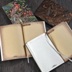 8 Types Embossed Leather Journal Diary Business Notebook Agenda Antique Handmade Relief Notebook Phoenix Immortal Bird Travel Notebook Agenda Book Gift for Friends Size A5 (8.4x5x0.7 Inches)