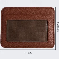 2023 Ultra Slim Front Pocket Wallet Mens Wallet With Card Slots Minimalist Travel Wallet Id Window Slots For Id Cards Wallet