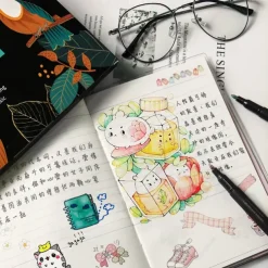 10 Vibrant Colors Metallic Markers - Perfect for Rock Painting DIY Photo Albums Scrapbook Crafts and More!