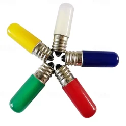 1.4 W LED Globe Bulbs 80 lm E12 T 2 LED Beads