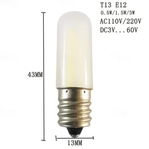 1.4 W LED Globe Bulbs 80 lm E12 T 2 LED Beads