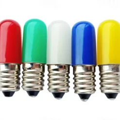 1.4 W LED Globe Bulbs 60 lm E14 T 2 LED Beads 180-240 V