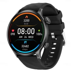 696 ZW63 Smart Watch 1.39 inch Smart Band Fitness Bracelet Bluetooth Pedometer Call Reminder Sleep Tracker Compatible with Android iOS Women Men Hands-Free Calls Message Reminder IPX-0 46mm Watch Case