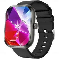 696 ZW65 Smart Watch 2.01 inch Smart Band Fitness Bracelet Bluetooth Pedometer Call Reminder Sleep Tracker Compatible with Android iOS Women Men Hands-Free Calls Message Reminder Custom Watch Face