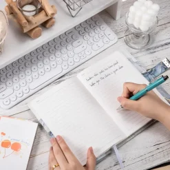 A5 180 Pages Retro Password Book with Lock, Creative Handcrafted Journal, Thickened Paper, Student Notepad Binder, Back to School Gift, Stationery Notebook