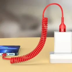5A Fast Charging Type C Cable Micro USB Spring Car USB Cable For Samsung Xiaomi Redmi POCO Huawei Honor Phone Accessories Gift