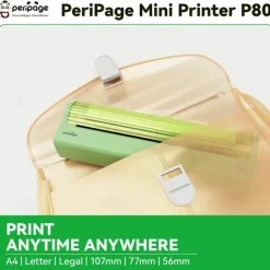 A4 ink-free Small Work Paper Office Portable Mini High Cleaning Brush Question Printer