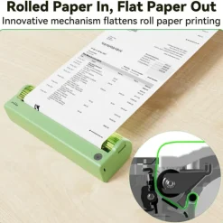 A4 ink-free Small Work Paper Office Portable Mini High Cleaning Brush Question Printer