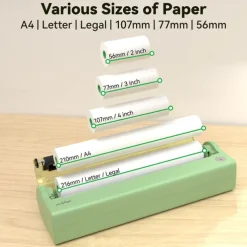 A4 ink-free Small Work Paper Office Portable Mini High Cleaning Brush Question Printer