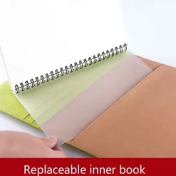 A5 Loose Leaf Creative Notepad Multifunctional Business Leather Notebook Card Phone Organizer Bag