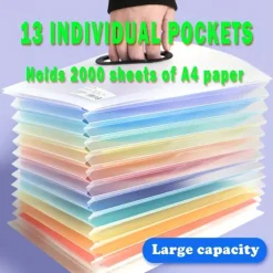 A4 Multi-layer Vertical Organ Package Large Capacity Bll folder File Box Office Storage Papers Folder