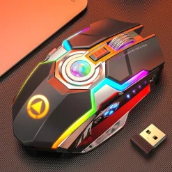 A5 rechargeable wireless mouse gaming RGB luminous mute silent colorful computer gaming mouse