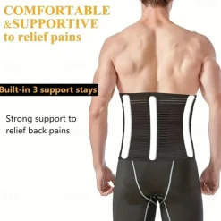 Abdominal Support Belt For Men And Women - Post Surgery And Postpartum Recovery - Relieves Hernia Discomfort
