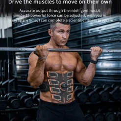 ABS Muscle Stimulator Ab Machine Portable Abdominal Toning Belt Home Office Fitness Workout Equipment For Abdomen