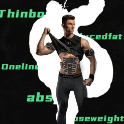 ABS Muscle Stimulator Ab Machine Portable Abdominal Toning Belt Home Office Fitness Workout Equipment For Abdomen