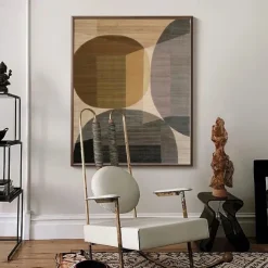 Abstract oil painting hand painted Beige Brown and Green Painting handmade Brown wabi sabi artwork oil painting hand painted Textured Oil Painting Beige Oil Painting Abstract Canvas Art Modern decor