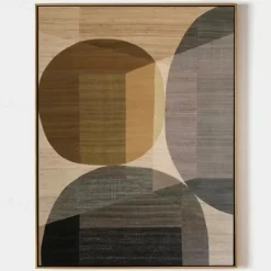 Abstract oil painting hand painted Beige Brown and Green Painting handmade Brown wabi sabi artwork oil painting hand painted Textured Oil Painting Beige Oil Painting Abstract Canvas Art Modern decor