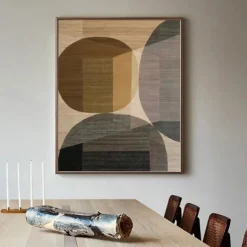 Abstract oil painting hand painted Beige Brown and Green Painting handmade Brown wabi sabi artwork oil painting hand painted Textured Oil Painting Beige Oil Painting Abstract Canvas Art Modern decor