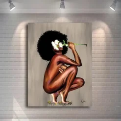 Abstract Woman Nude Canvas Painting Sexy Body Art Canvas Painting Print Sex Posters Wall Art Pictures Modern Bedroom Home Decor