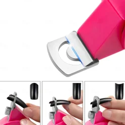 Acrylic Nail Clipper Adjustable Stainless Steel Nail Trimmer Artificial Fake Nail Tip Cutter For False Nail Art Manicure