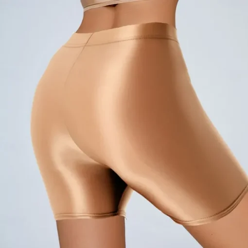 Activewear Exotic Dancewear Pole dance Shorts Pure Color Splicing Women's Training Daily Wear High Nylon