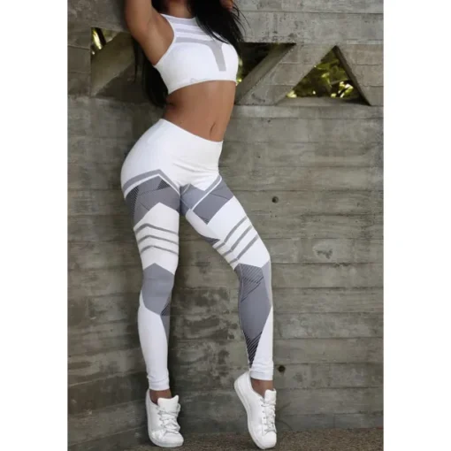 Activewear Pants Pattern / Print Women's Daily Wear Running Terylene Polyester Taffeta