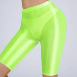 Activewear Pole dance Shorts Pure Color Splicing Women's Training Daily Wear High Polyester