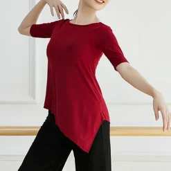 Activewear Top Solid Women's Training Performance Half Sleeve Modal