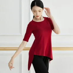 Activewear Top Solid Women's Training Performance Half Sleeve Modal