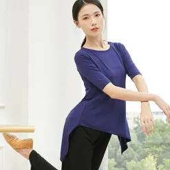 Activewear Top Solid Women's Training Performance Half Sleeve Modal