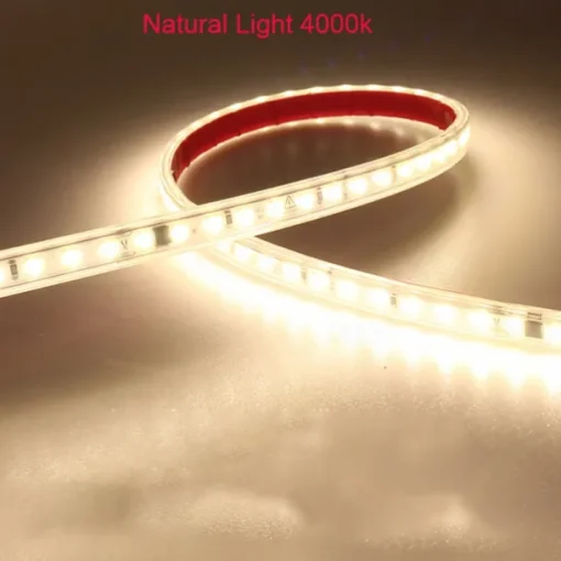 AC220V-240V LED Strip NO Need Driver IP65 Waterproof 3000K 4000K 6000K 2835 120Leds/M Flexible Ribbon Rope Tape Light