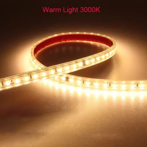 AC220V-240V LED Strip NO Need Driver IP65 Waterproof 3000K 4000K 6000K 2835 120Leds/M Flexible Ribbon Rope Tape Light