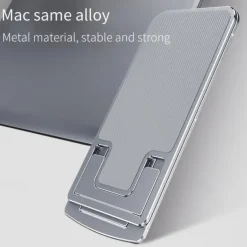 Adjustable aluminum alloy desktop Tablet holder table foldable phone standard mobile phone holder stand for IPhone iPad