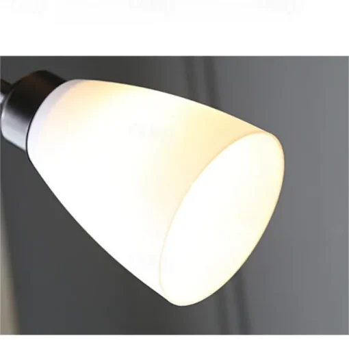 Adjustable Black Floor Lamp with Reading Light Susan Modern Standing Lamp for Living Room/Office Lamp 72" Tall - 150-watt with Side Reading Light Corner Lamp