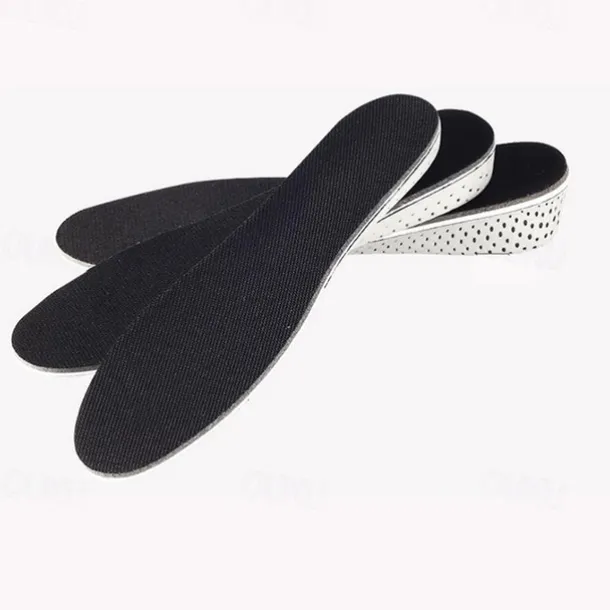 Adjustable Height Increase Insoles – Invisible Heel Lift Inserts for Men and Women, Breathable Shock-Absorbing Pads for Sneakers, Boots, and Everyday Shoes