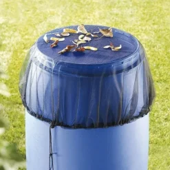 Adjustable Mesh Cover For Rain Barrel, Anti Falling Leaves Filter Screen, Gardening Supplies