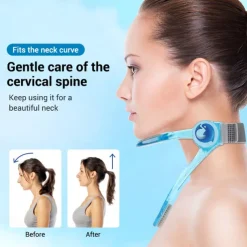Adjustable Neck Support Braces Decompressed Shaping Cervical Traction Collar Forward Posture Corrector Health Care Stretcher for Teenager