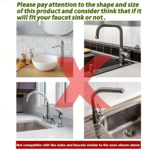 Adjustable Silicone Sponge Holder, Faucet Water Catcher Mat, 2 IN 1 Absorbent Faucet Splash Mat, Draining Faucet Water Catcher Mat, Sponge Holder Over Faucet Sink Organizer, Kitchen Bathroom Sink Acce