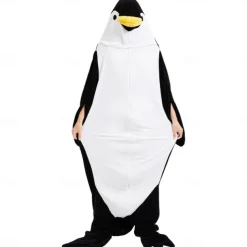 Adults' Animal Onesie Costume Carnival Costume Cartoon Penguin Onesie Pajamas Kigurumi Pajamas Charm Funny Costume For Men and Women Carnival Cartoon