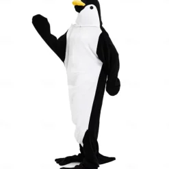 Adults' Animal Onesie Costume Carnival Costume Cartoon Penguin Onesie Pajamas Kigurumi Pajamas Charm Funny Costume For Men and Women Carnival Cartoon