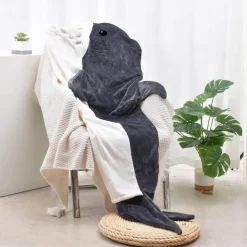 Adults' Animal Onesie Costume Shark Cartoon Onesie Pajamas Kigurumi Pajamas Charm Funny Costume For Men and Women Carnival Masquerade Cartoon