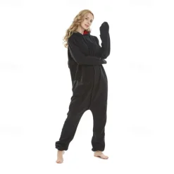 Adults' Character Group Costume Nightwear Onesie Costume Carnival Costume Shark Rabbit Bunny Snorlax Onesie Pajamas Kigurumi Pajamas Funny Costume For Men and Women Carnival Cartoon