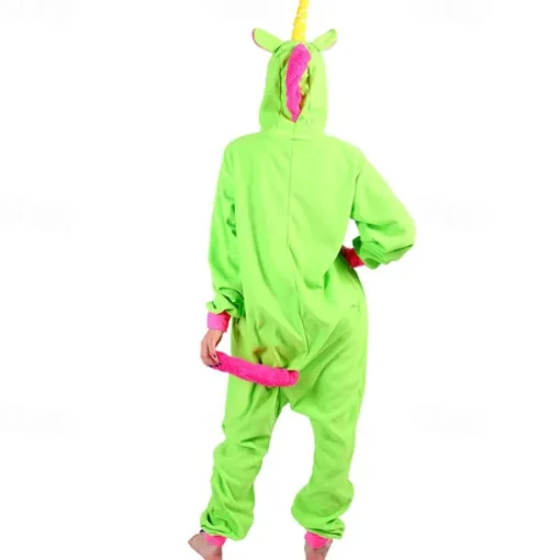 Adults' Character Nightwear Onesie Costume Carnival Costume Unicorn Cat Onesie Pajamas Kigurumi Pajamas For Men and Women Carnival Cartoon