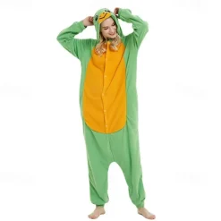 Adults' Character Nightwear Onesie Costume Carnival Costume Cartoon Onesie Pajamas Kigurumi Pajamas For Men and Women Carnival Cartoon