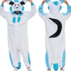 Adults' Character Nightwear Onesie Costume Carnival Costume Unicorn Bat Onesie Pajamas Kigurumi Pajamas For Men and Women Carnival Cartoon