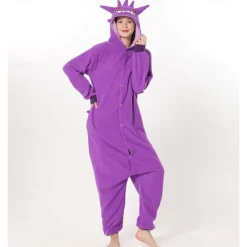 Adults' Character Nightwear Onesie Costume Carnival Costume Cartoon Onesie Pajamas Kigurumi Pajamas For Men and Women Carnival Cartoon