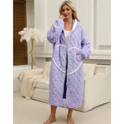 Adults' Solid Color Bathrobe Pajamas Nightwear Cartoon Onesie Pajamas Kigurumi Pajamas Pajamas For Men and Women Carnival Masquerade Cartoon