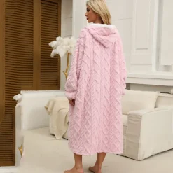 Adults' Solid Color Bathrobe Pajamas Nightwear Cartoon Onesie Pajamas Kigurumi Pajamas Pajamas For Men and Women Carnival Masquerade Cartoon